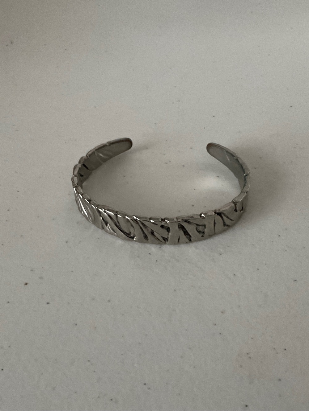 Shaina Textured Open Cuff Bracelet
